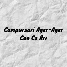 Ager-Ager Cao