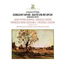 D'Indy: Suite dans le style ancien pour deux flûtes, trompette et cordes, Op. 24: II. Entrée