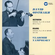 Brahms: Violin Sonata No. 3 in D Minor, Op. 108: III. Un poco presto e con sentimento