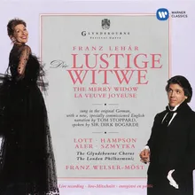 The Merry Widow, Act II: Narration. "Pontevedrian high society, it seemed, was determined to go out in a blaze of glory and frilly underwear" (Live at Royal Festival Hall, 1993)