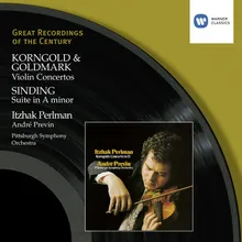 Violin Concerto in A Minor, Op.28 (2008 - Remaster): II. Andante