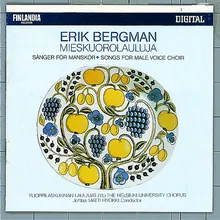 Bergman : Drei Galgenlieder Op.51a : I Der Walfafisch oder das Überwasser [Three Gallows Songs : The Whalf, Or The Overflood]