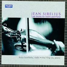 Sibelius : Five Pieces for Violin and Piano Op.81 : IV Aubade