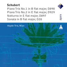 Schubert : Notturno in E flat major for Piano Trio Op.148