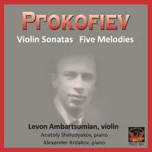 Violin Sonata No, 1 in F minor, Op 80: Allegrissimo-Andante assai, come prima