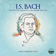 Violin Partita No. 3 in E major, BWV 1006: VI. Bourrée