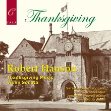 Thanksgiving Music: III. In Commendation of Music