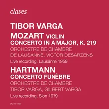Violin Concerto No. 5 in A Major, K. 219: III. Rondeau. Tempo di minuetto-Live Recording, Lausanne