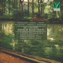 Suite pour trio d'anches: III. Aria - Largo