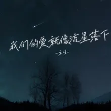 我们的爱就像流星落下