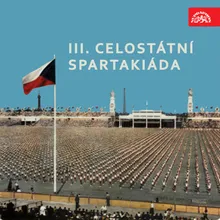 III. celostátní spartakiáda - Silní, odhodlaní, připravení. Cvičení Svazarmu (parašutisté)