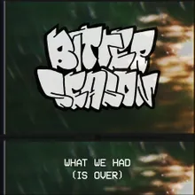 What We Had (Is Over)