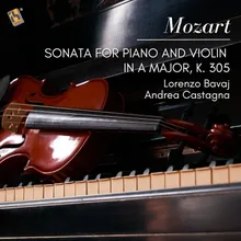 Sonata for Piano and Violin in A Major, K. 305: II. Tema con variazioni. Andante grazioso