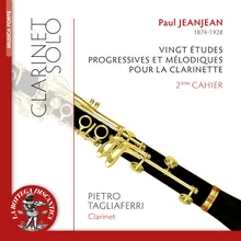 Vingt études progressives et mélodiques pour la clarinette - 2e cahier: No. 21