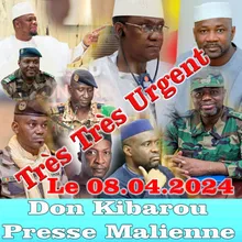 La Revue De Presse De La Radio La Voix Du Mali Fm Du 08 Avril 2024