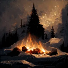 Log Fire