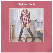 Black Knee Socks