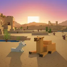Minecraft Soothing Scenes: Dreamy Desert