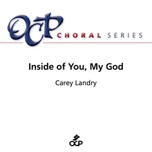 Inside of You, My God
