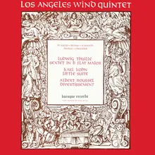 Sextet In B Flat Major Op. 6 For Piano And Winds: I. Allegro Moderato