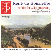 Suite pour violoncelle et piano, Op. 56: II. Berceuse