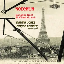 Sonatines Françaises pour piano à 4 mains, Op. 60 - Sonatine No. 2: III. Chant du soir. Andante