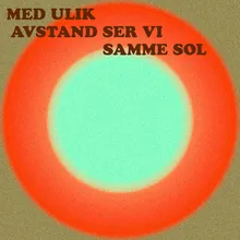 Med ulik avstand ser vi samme sol