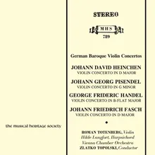 Violin Concerto in G Minor, JunP I.1: I. Largo e staccato - Allegro