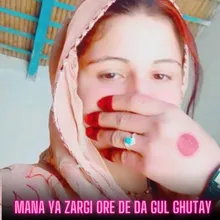 Mana Ya Zargi Ore De Da Gul Ghutay