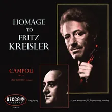 Kreisler: Liebesfreud, Old Viennese Dance No. 1 Remastered 2024