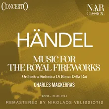 Music for the Royal Fireworks, HWV 351, IGH 330: I. Ouverture