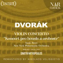 Violin Concerto "Koncert pro housle a orchestr" in A Minor, Op. 53, IAD 124: II. Adagio ma non troppo