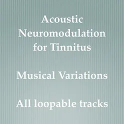 Acoustic Neuromodulation Musical Double Tones with Amplitude Modulation