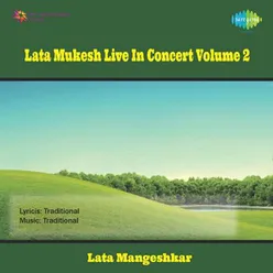 LATA MUKESH LIVE IN CONCERT VOLUME 2