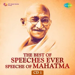 THE BEST OF SPEECHES EVER SPEECHE OF MAHATMA CD 1