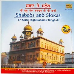 SHABADS AND SALOKAS OF GURU TEGBAHADURJI INTRODUCTIO