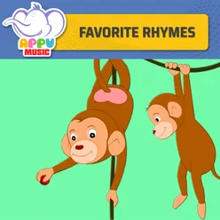 Five Monkeys Swinging On A Tree