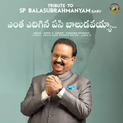 Tribute To Sp Balasubrahmanyam