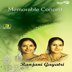 Memorable Concert Vol 1 Nithyasree Mahadevan