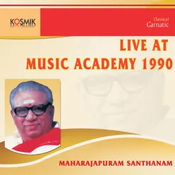 Music Acadamy - Live -1990