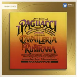 No, Pagliaccio non son ... Suvvia, così terrible(Canio/Coro/Silvio/Nedda/Beppe/Tonio) from Pagliacci (1987 Remastered Version)