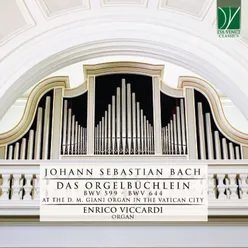 Johann Sebastian Bach: Das Orgelbüchlein, BWV 599 - BWV 644 At the D. M. Giani Organ in the Vatican City