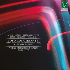 Solo Concertante Italian Unaccompanied Clarinet Music of the 20th Century