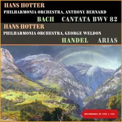 Bach: Cantata Bwv 82 - Handel: Arias Recordings of 1950 & 1951