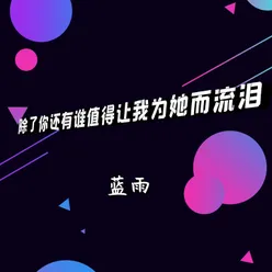 除了你还有谁值得让我为她而流泪