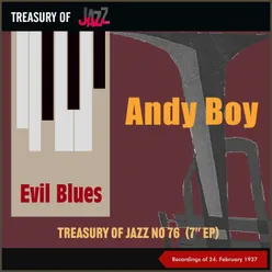Evil Blues - Treasury of Jazz No. 76 Recordings of 24th February 1937