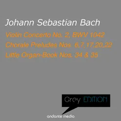 Chorale Preludes: No. 7, Ein feste Burg ist unser Gott, BWV 720