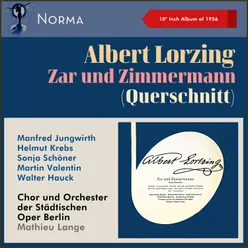 Albert Lorzing: Zar und Zimmermann (Querschnitt) 10" Album of 1956