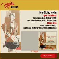 Igor Stravinsky: Violin Concerto in D Major (1931) - Alban Berg: Violin Concerto (1935) Album of 1956