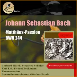 Matthäus-Passion, BWV 244, No. 2: Da Jesus diese Rede vollendet hatte (Rezitativ)